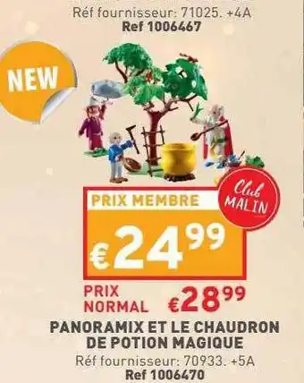 Panoramix et le chaudron de potion magique