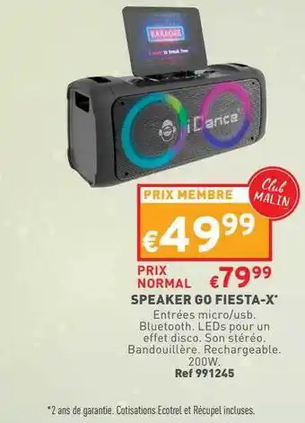 Speaker go fiesta-x