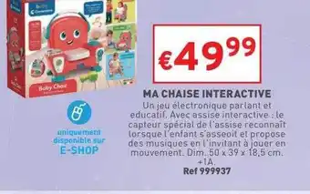 Trafic Ma chaise interactive offre