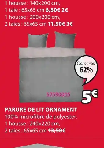 JYSK Parure De Lit Ornament offre