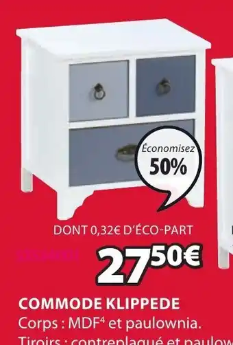 JYSK Commode Klippede offre