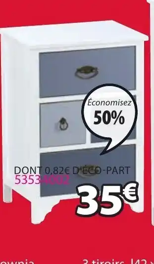 JYSK Commode Klippede offre