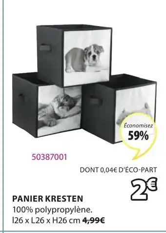 JYSK Panier Kresten offre