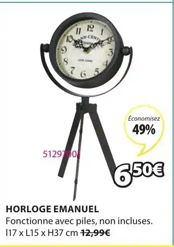 JYSK Horloge Emanuel offre