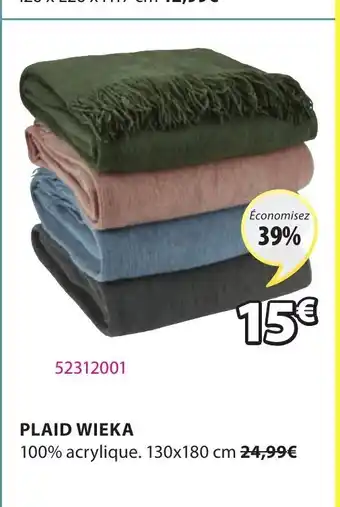 JYSK Plaid Wieka offre
