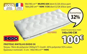 JYSK Protége-Matelas Dodo 30 offre