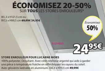 JYSK Store Enrouleur Pour Lucarne Mors offre