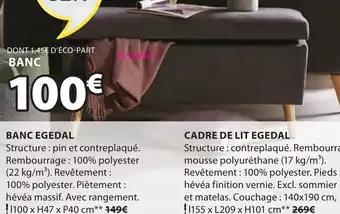 JYSK Banc Egedal offre