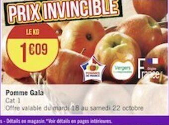 Géant Casino Pomme Gala offre