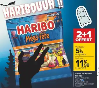 Carrefour Sachet de Bonbons Haribo offre