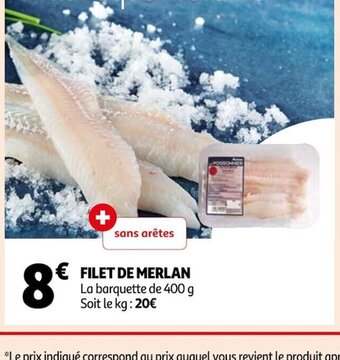 Auchan Filet de Merlan offre