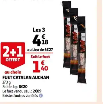 Auchan Fuet Catalan Auchan offre