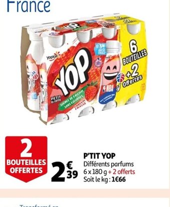 Auchan P'Tit Yop offre
