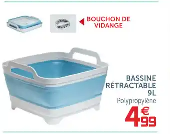 Gifi Bassine Rétractable offre