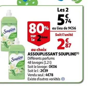 Auchan Assouplissant Soupline offre