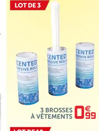 Gifi 3 Brosses à Vêtements offre