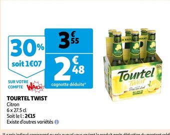 Auchan Tourtel Twist offre