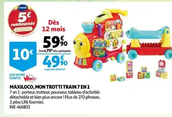 Auchan Maxiloco, mon trotti train 7 en 1 offre