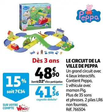 Peppa le circuit de la ville de peppa