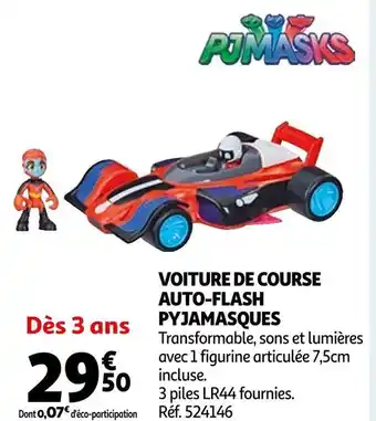 Auchan Pyjamasques voiture de course auto-flash offre