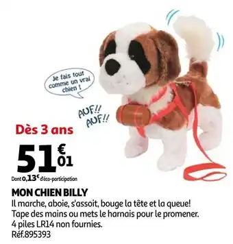 Auchan Mon chien billy offre