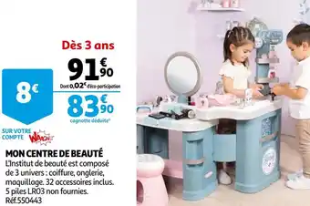 Auchan Mon centre de beauté offre