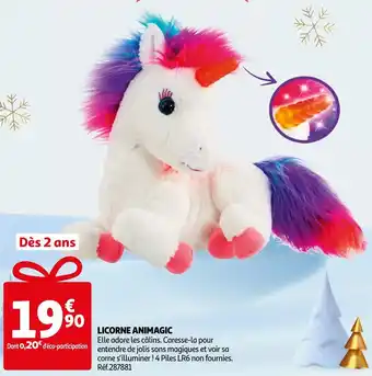 Auchan Licorne animagic offre
