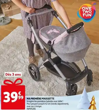 Auchan One two fun ma première poussette offre