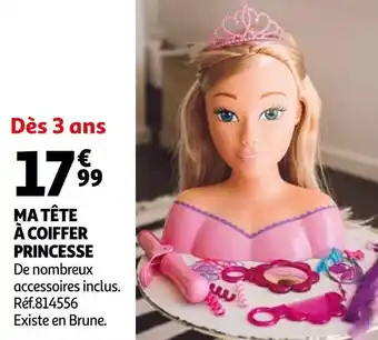 Auchan Ma tête à coiffer princesse offre