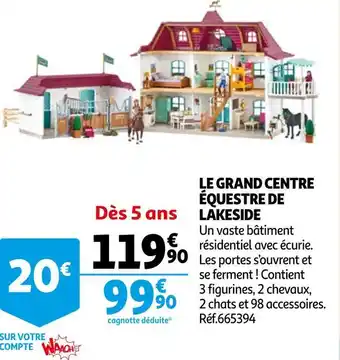 Auchan Le grand centre équestre de lakeside offre