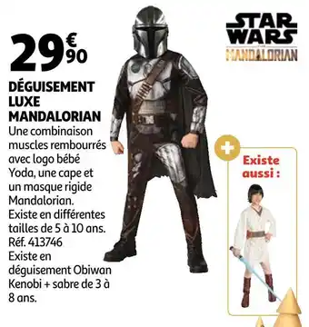 Auchan Déguisement luxe mandalorian offre