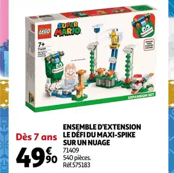 Auchan Lego ensemble d’extension le défi du maxi-spike sur un nuage offre