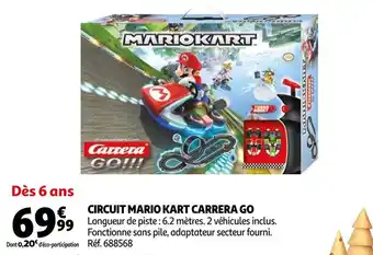 Auchan Mario kart circuit carrera go offre