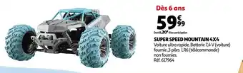 Auchan Super speed mountain 4x4 offre