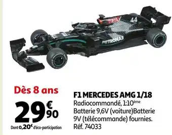 Auchan F1 mercedes amg 1/18 offre