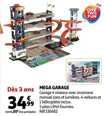 Auchan One two fun mega garage offre