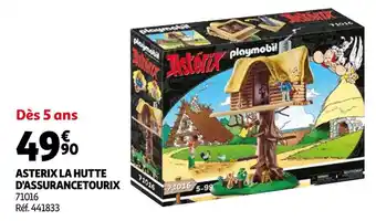 Auchan Playmobil asterix la hutte dragons thunder et tom offre