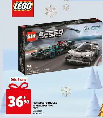 Auchan Lego mercedes formule 1 et mercedes amg offre