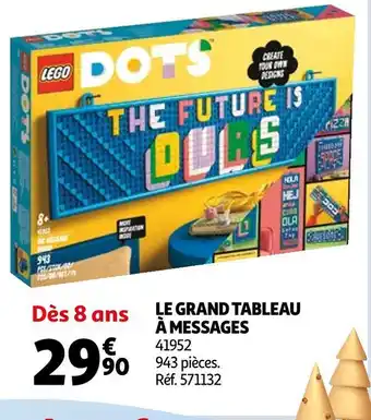 Auchan Lego le grand tableau à messages offre