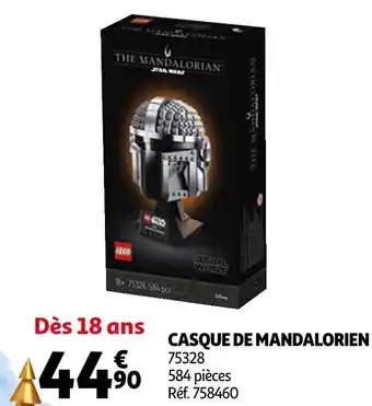 Auchan Casque de mandalorien offre