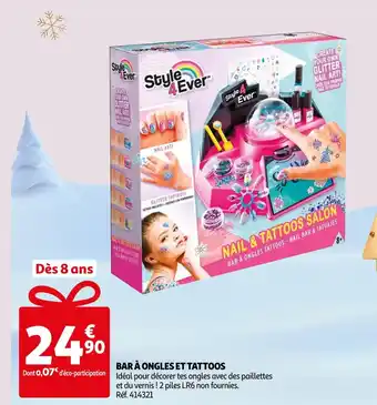 Auchan Bar à ongles et tattoos offre