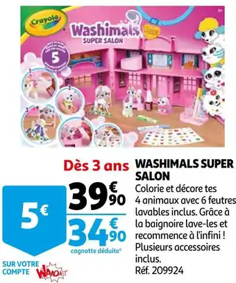 Auchan Washimalls washimals super salon offre