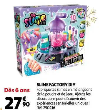 Auchan Slime factory diy offre