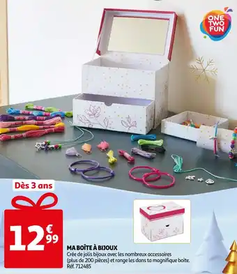 Auchan One two fun ma boîte à bijoux offre