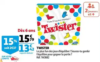 Auchan Hasbro gaming twister offre