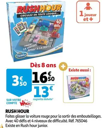 Auchan Rush hour offre