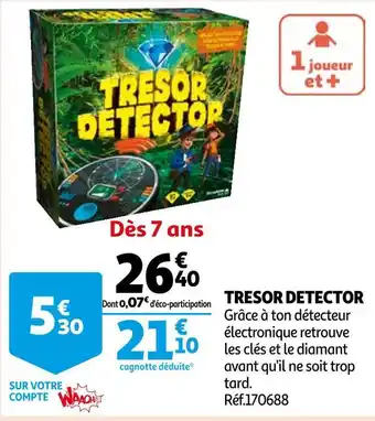 Auchan Tresor detector tresor detector offre