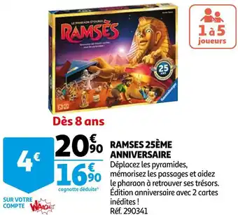 Auchan Ramses 25ème anniversaire offre