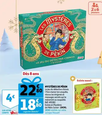 Auchan Mystères de pékin offre