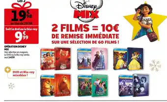 Auchan Opération disney mix offre
